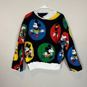 Vintage Disney Mickey & Minnie Reversible Sweatshirt
